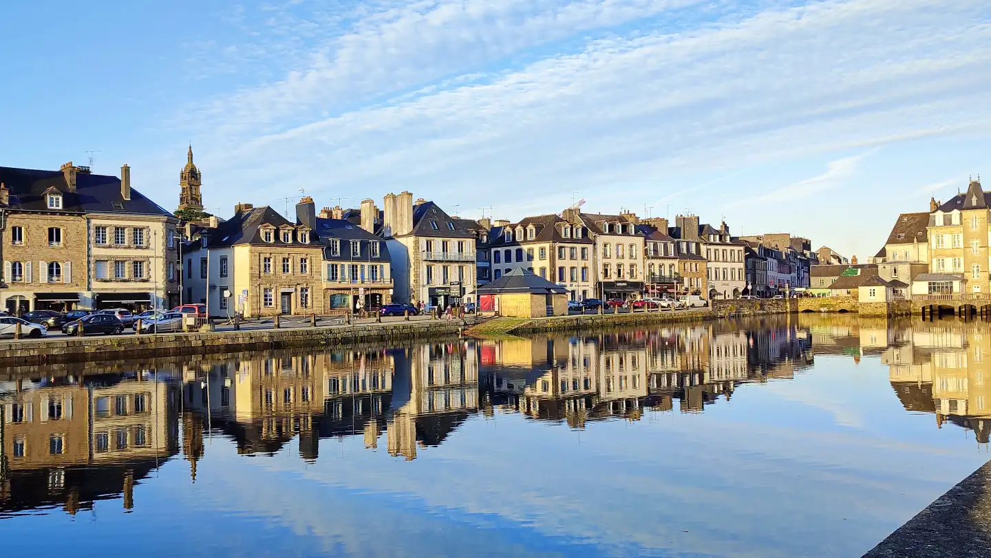 Pont de Rohan habité à Landerneau, Finistère